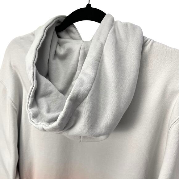 OLD NAVY Women's OMBRE PULLOVER HOODIE Gray Orange Size MEDIUM - Picture 5 of 6